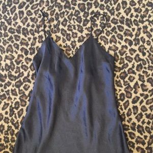 Vintage black slip dress